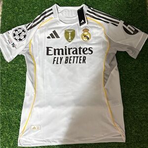 Real Madrid Home Jersey 25/26
Mbappe #10